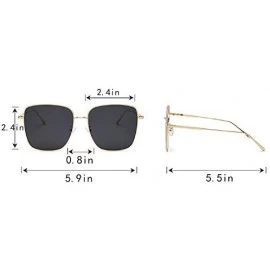 Cat Eye Color Lens Sunglasses Stylish Sunnies Eyewear Metal Sunglasses - T - Pink(silver Frame) - CU190U296GI $20.92
