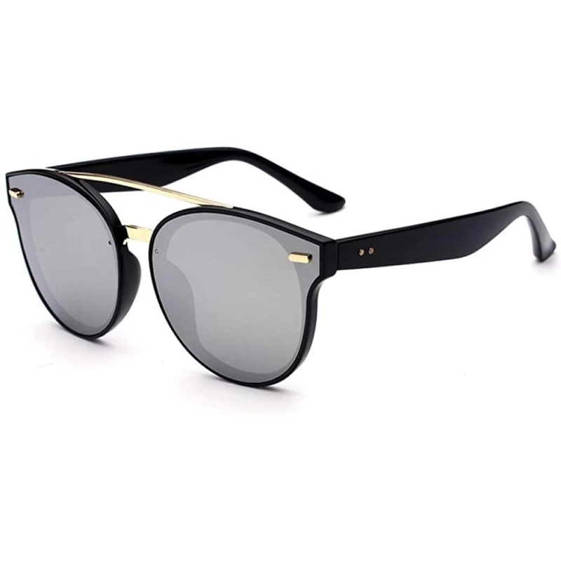 Rimless Polarized Sunglasses Covered Mirror Overall Design Sunglasses - C218XD6EQTS $82.03