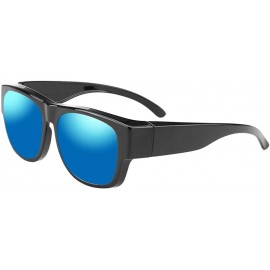 Goggle Wear Over Prescription Glasses Sunglasses Polarized Women Men - Black - CQ18UWISZCH $35.65