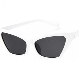 Cat Eye Women's Retro Oversized High Point Cat Eye Sunglasses - CE1943ILUD3 $19.34