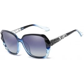 Square Oversized Square Sunglasses for Women UV400 Shades - C3 Brown Brown - CW1986O8E47 $13.89