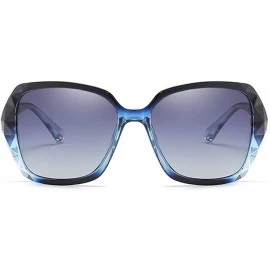 Square Oversized Square Sunglasses for Women UV400 Shades - C3 Brown Brown - CW1986O8E47 $13.89
