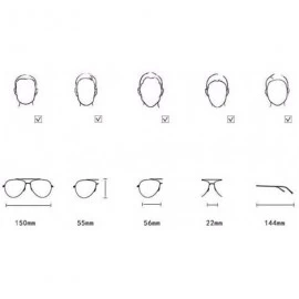 Aviator Women's sunglasses Korean version of polarized sunglasses in Europe and America - B - CC18QRIZUG8 $39.77