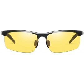 Rimless Semi-Rimless Polarized Sport Sunglasses Anti-wind sand Ideal for Running or Cycling - CG18TZ07RN3 $11.90