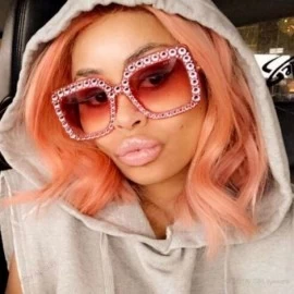 Cat Eye Sunglasses for Women Diamond Cat Eye Vintage Sunglasses Retro Oversized Glasses Eyewear - B - CH18QMXE24O $19.23