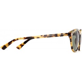 Round Rio - Round Women's & Men's Sunglasses - 52 mm - Burnt Honey Tortoise / Green - C118DK74GLT $37.74