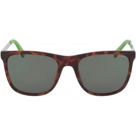 Rectangular Men's N3630sp Rectangular Sunglasses - Matte Dark Tortoise/Grey Polarized - CH18KMAWYDN $94.12