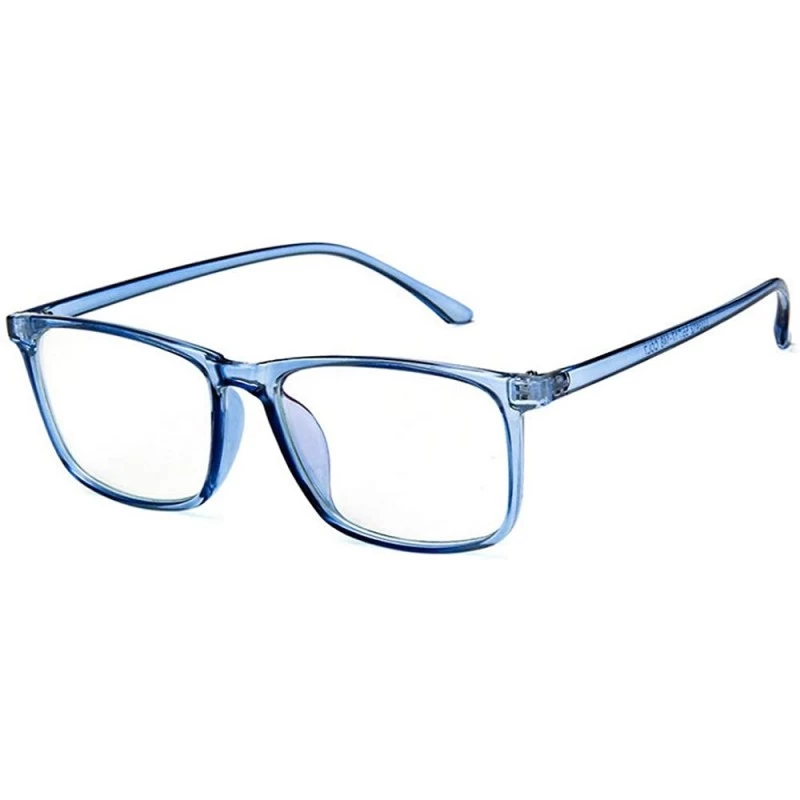Square Fashion Women Myopia Glasses Men Transparent Blue Eyeglasses Vintage Square Photochromic Lens Optical Glasses - C6192W...
