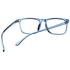 Square Fashion Women Myopia Glasses Men Transparent Blue Eyeglasses Vintage Square Photochromic Lens Optical Glasses - C6192W...