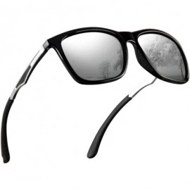 Rectangular Polarized Sunglasses for Men Aluminum Mens Sunglasses Driving Rectangular Sun Glasses For Men/Women - CE18HY0UAZS...