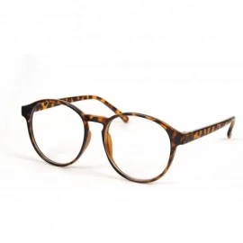 Round Clear Lens Round Wayfarer Eyeglasses P3045CL - Tortoise - C111BOS7CNH $10.83