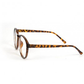 Round Clear Lens Round Wayfarer Eyeglasses P3045CL - Tortoise - C111BOS7CNH $10.83