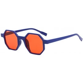 Oversized Glasses- Retro Vintage Unisex Sunglasses Rapper Rhombic Shades - 6196g - C418RS4Y7S6 $11.54