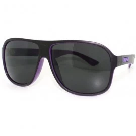 Square Kush Marijuana Pot Head Speed Racer Plastic Pilot Sunglasses - Purple - CA11YW4A29P $17.43