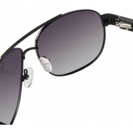 Aviator Polarized Mens Womens Aviator Fashion Vintage Retro Designer Sunglasses JO7225 - Black - CZ120Y9Y667 $36.43