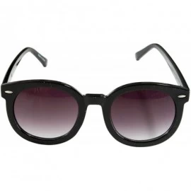 Wrap Simplicity Women Classic Sunglasses with Chic Rounded Frames - Black - C411KLBCYCH $18.83