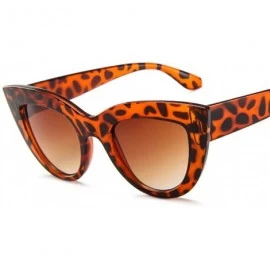 Cat Eye Vintage Cat Eye Sunglasses for Women Men Classic Retro Glasses UV 400 Lens Reflective Sunglasses - C4 Leopard Tea - C...