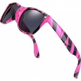 Wayfarer Wholesale 80'S Retro Style Bulk Lot Promotional Unisex Sunglasses - 12 Pack - 1h-color Frame - CN18YQEY9WW $43.43
