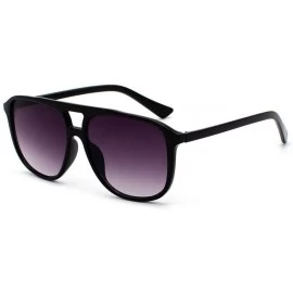 Semi-rimless Polarized Sunglasses Protection Fashion - Purple - CG194Y76DZY $7.39