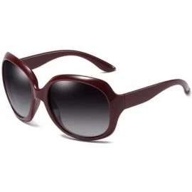 Aviator Polarized Sunglasses with large frames and wide sets of polarized driving Sunglasses - H - C318QSKY34T $59.65