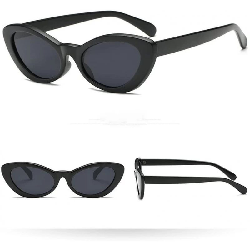 Aviator Women Men Vintage Cat Eye Panelled Sunglasses Eyewear Retro Unisex Luxury Accessory (Multicolor) - CY195N25K5A $8.84