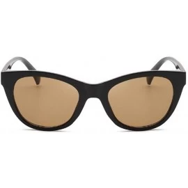 Square Retro uv Protection Sunglasses Women Big Frame Sunglasses Men Sunglasses (Black Tea) - Black Tea - C8190R40I7D $9.96