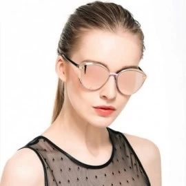 Rimless Metal Square Sunglasses-Polarized Classic Shade Glasses-Fashion Plastic Frame - C - CU190EDMIXH $41.87