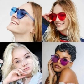 Round Unisex Fashion Candy Colors Round Outdoor Sunglasses Sunglasses - Dark Blue - CJ199KUMO2S $16.83