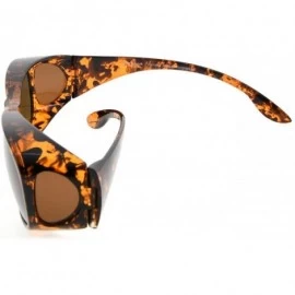 Oval Polarized Bifocal Sunglasses to Wear Over Regular Glasses for Women Men Readers - Demi - CE18D9MNDLD $24.29