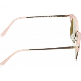 Square Women's Water Color Square Reading Sunglasses - Pink/Gold - CJ189SROIW5 $19.41