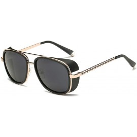 Goggle Vintage Designer Sun glasses - C6 - C618HLQHCK3 $22.61