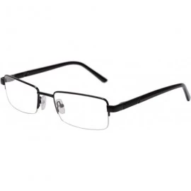 Rectangular Metal Frame Blue Light Blocking Reading Glasses 1.56 Lenses-6334 - CR17YI7U9OW $58.63