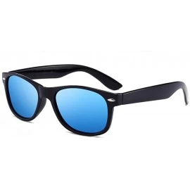 Square Vintage Polarized Sunglasses Men Women Classic Design Square Fashion Shades - Brown - CB19707IKYD $9.89