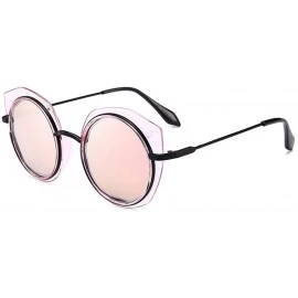 Aviator Fashion Han Chao Cat Eye Floral Sunglasses Classic Polarized Glasses - CC18XD6A2LN $80.65