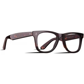 Square Polarized Retro Square Style Full Frame Thick Rimmed Sunglasses For Men Women UV400 Protection - CG194LN5AK5 $40.63