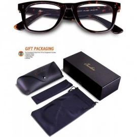 Square Polarized Retro Square Style Full Frame Thick Rimmed Sunglasses For Men Women UV400 Protection - CG194LN5AK5 $17.57