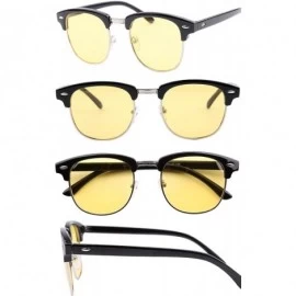 Sport Night Driving Glasses Rain Day Driving Anti Glare Polarized Sunglasses - Black - CL12MYH0V77 $7.68