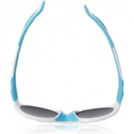 Oval Kids Looping 1 Sunglasses (Ages 0-18 Months Old) - White/Blue - CW11KJWOG8N $44.43