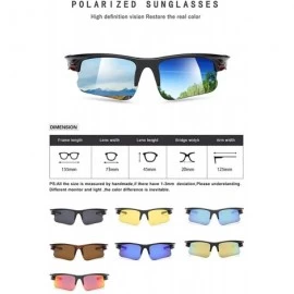 Goggle Sunglasses Polarized Cycling Protection Glasses - Color 1 - CH18QYX3975 $12.46