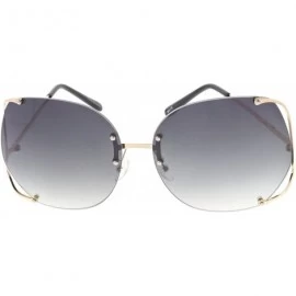 Shield Heritage Modern "Transcendence" Wired Frame Sunglasses - Black - C018GXYIYHL $11.32