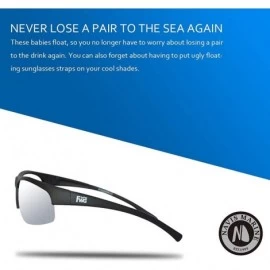 Square Floating Polarized Sunglasses for Men Women Fishing Sailing Water Sports Eyewear UV Protection - Black P79 - CJ1935XNZ...