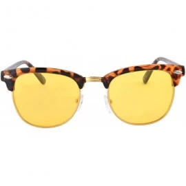 Square Wooden Fashion Sunglasses Polarized Sun Protection Half Rim Sunglasses for Women - 5862 - Demi - C5194HNW5S7 $10.89