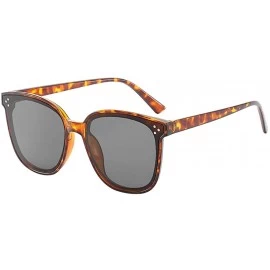 Sport Oversized Women's Lightweight Fashion Sunglasses - Mirrored Polarized Lens - Brown - C418RNN79YA $6.14