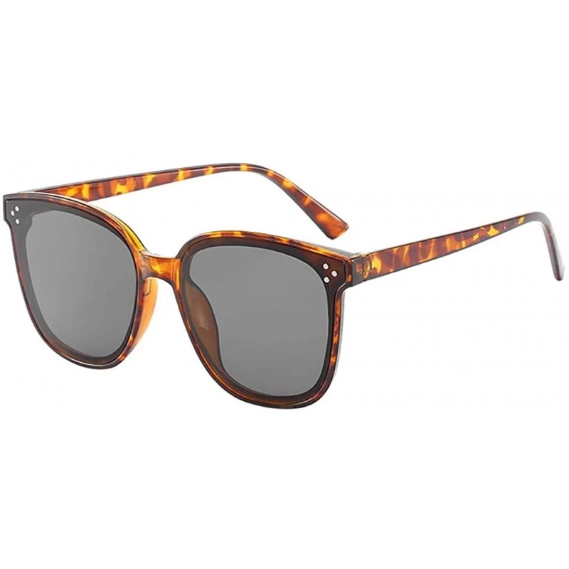 Sport Oversized Women's Lightweight Fashion Sunglasses - Mirrored Polarized Lens - Brown - C418RNN79YA $6.14