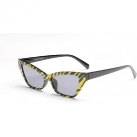 Cat Eye Women Cat Eye Fashion Sunglasses - Yellow - CS18WR9S8MN $21.09