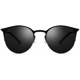 Wrap Sunglasses Rectangular Protection Popular - Black Frame/Gray Lens - C01997LMLUW $33.89