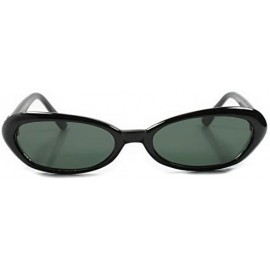 Vintage Old Fashioned Womens Cat Eye Sunglasses - Black / Green ...