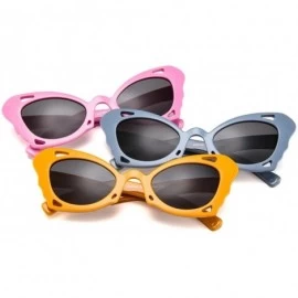 Cat Eye Retro Vintage Tone Lens Lady Cat Eye Sunglasses UV Protection Casual Fashion Sunglasses (Color NO.5) - No.5 - CR197WZ...