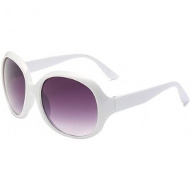 Aviator Classic Vintage Pilot Goggle Sunglasses Retro Aviator Style Glasses Unisex Adults - White - CS196UN2WDH $6.94