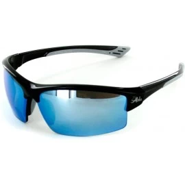 Square "Stone Creek MX1" Men's Wrap-Around Bifocal Reading Sports Sunglasses (Black Diamond +3.00) - CY11WG1E94V $23.73